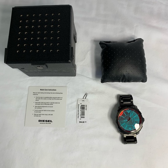 DIESEL Men's DZ1737 Machinus Black IP Watch - Picture 4 of 11